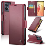 Custodia per telefono in pelle antifurto RFID CaseMe 023 con fibbia a farfalla, For OPPO A78 4G, For OPPO A77s, For OPPO Reno8 Pro 5G Global, For OPPO Reno7 Z Global/Reno7 Lite Global
