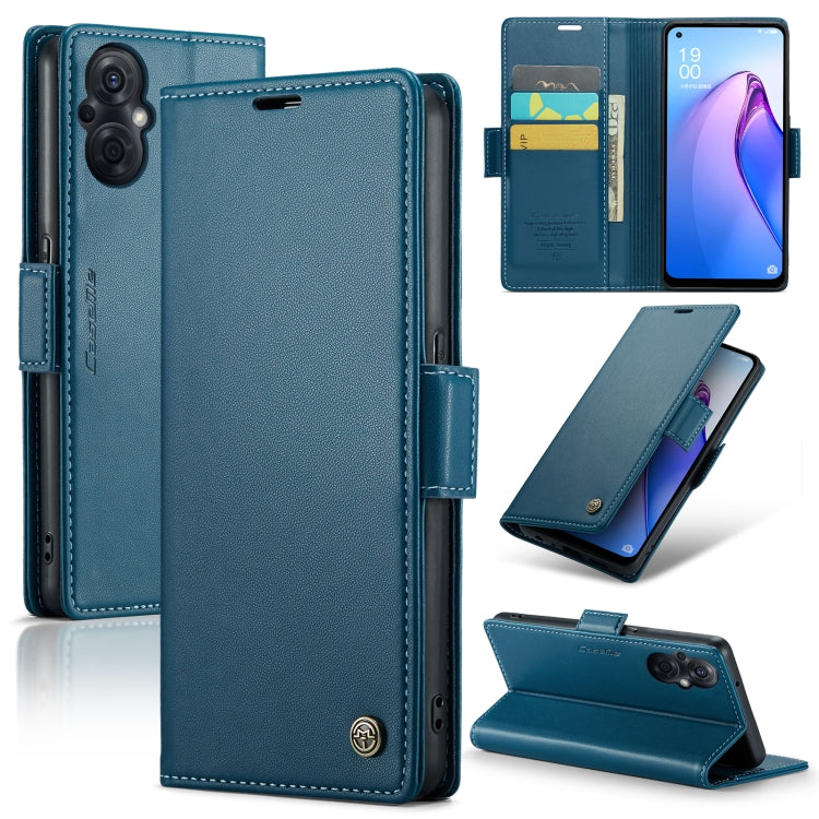 Custodia per telefono in pelle antifurto RFID CaseMe 023 con fibbia a farfalla, For OPPO A78 4G, For OPPO A77s, For OPPO Reno8 Pro 5G Global, For OPPO Reno7 Z Global/Reno7 Lite Global