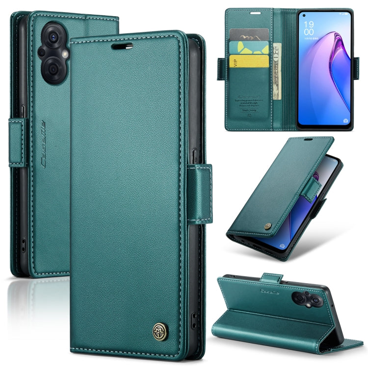 Custodia per telefono in pelle antifurto RFID CaseMe 023 con fibbia a farfalla, For OPPO A78 4G, For OPPO A77s, For OPPO Reno8 Pro 5G Global, For OPPO Reno7 Z Global/Reno7 Lite Global