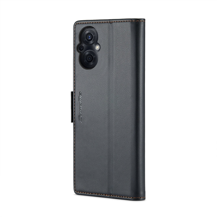 Custodia per telefono in pelle antifurto RFID CaseMe 023 con fibbia a farfalla, For OPPO Reno8 Lite Global, For OPPO F21 Pro 5G Globa/Reno8 Z Global, For OPPO Reno7 4G Indonesia/F21 Pro 4G/Reno8 4G, For OPPO Reno8 T 5G/A1 Pro 5G