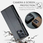 Custodia per telefono in pelle antifurto RFID CaseMe 023 con fibbia a farfalla, For OPPO Reno8 5G Global, For OPPO A96 4G Global/A36 4G/K10 4G/A76 4G