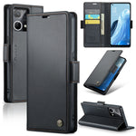 Custodia per telefono in pelle antifurto RFID CaseMe 023 con fibbia a farfalla, For OPPO Reno8 Lite Global, For OPPO F21 Pro 5G Globa/Reno8 Z Global, For OPPO Reno7 4G Indonesia/F21 Pro 4G/Reno8 4G, For OPPO Reno8 T 5G/A1 Pro 5G