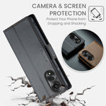 Custodia per telefono in pelle antifurto RFID CaseMe 023 con fibbia a farfalla, For OPPO A78 4G, For OPPO A77s, For OPPO Reno8 Pro 5G Global, For OPPO Reno7 Z Global/Reno7 Lite Global