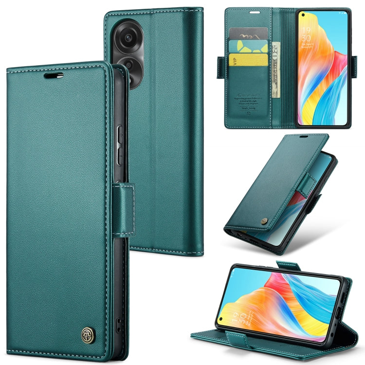Custodia per telefono in pelle antifurto RFID CaseMe 023 con fibbia a farfalla, For OPPO A78 4G, For OPPO A77s, For OPPO Reno8 Pro 5G Global, For OPPO Reno7 Z Global/Reno7 Lite Global