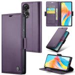 Custodia per telefono in pelle antifurto RFID CaseMe 023 con fibbia a farfalla, For OPPO A78 4G, For OPPO A77s, For OPPO Reno8 Pro 5G Global, For OPPO Reno7 Z Global/Reno7 Lite Global