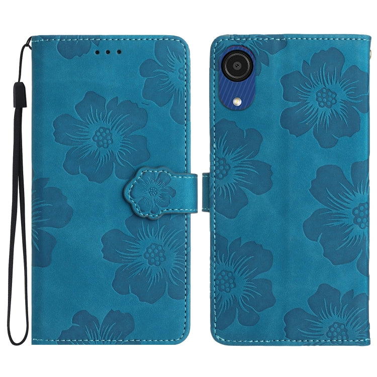 Custodia portafoglio in pelle con motivo floreale per Samsung Gal