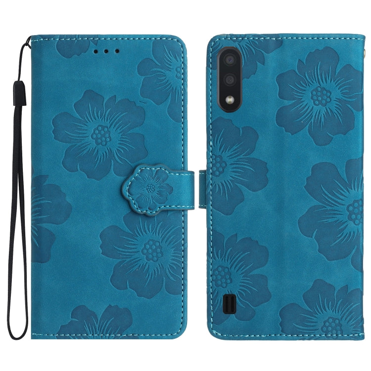 Custodia portafoglio in pelle con motivo floreale per Samsung Gal