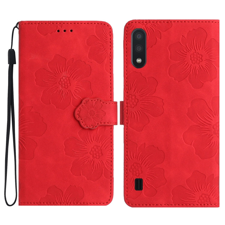 Custodia portafoglio in pelle con motivo floreale per Samsung Gal