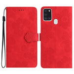 Custodia portafoglio in pelle con motivo floreale per Samsung Gal