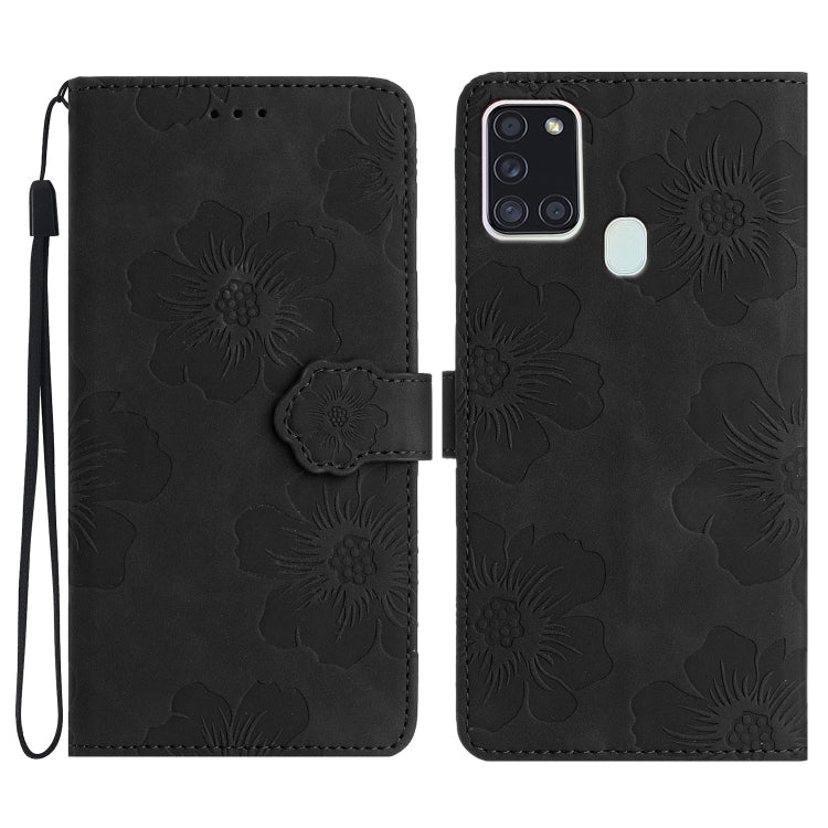 Custodia portafoglio in pelle con motivo floreale per Samsung Gal