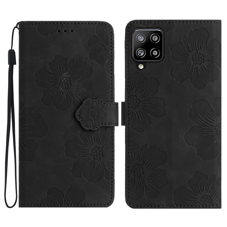 Custodia portafoglio in pelle con motivo floreale per Samsung Gal