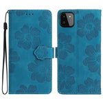 Custodia portafoglio in pelle con motivo floreale per Samsung Gal