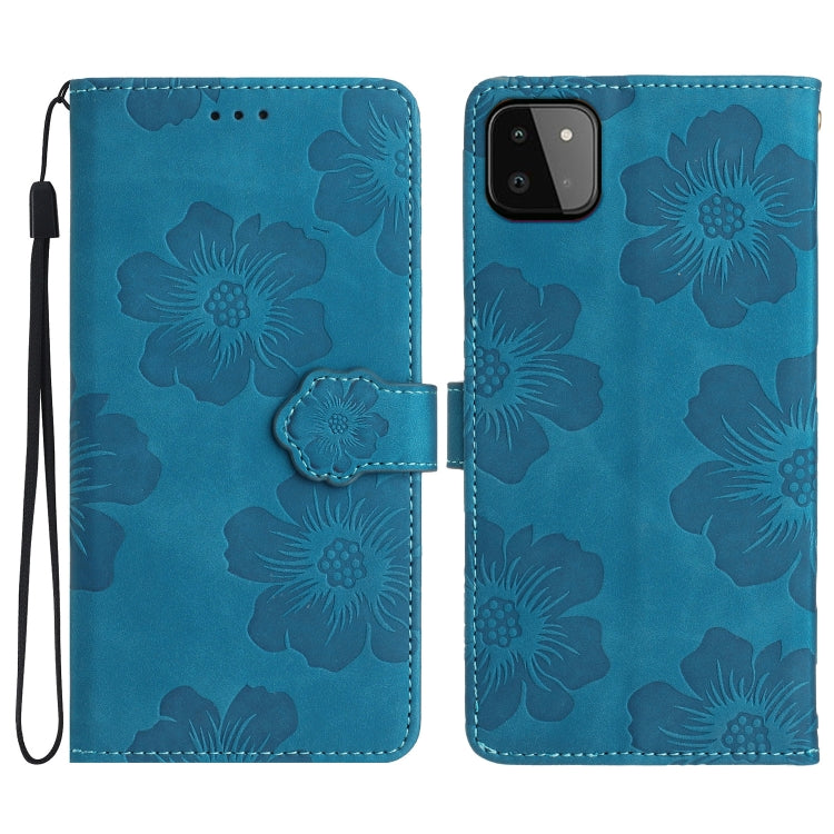 Custodia portafoglio in pelle con motivo floreale per Samsung Gal