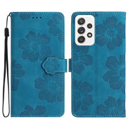 Custodia portafoglio in pelle con motivo floreale per Samsung Gal