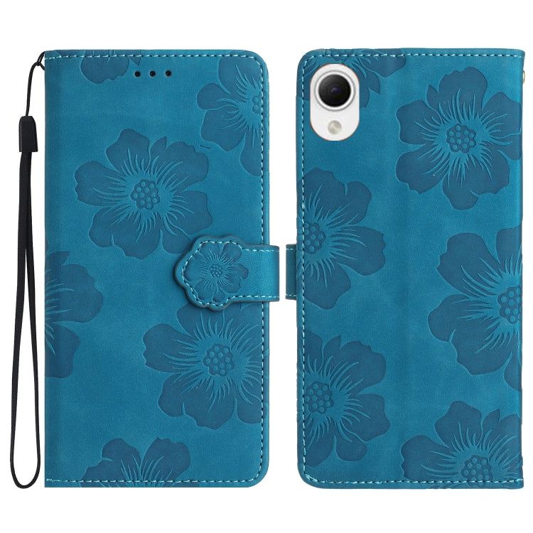 Custodia portafoglio in pelle con motivo floreale per Samsung Gal