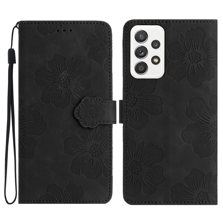 Custodia portafoglio in pelle con motivo floreale per Samsung Gal