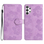 Custodia portafoglio in pelle con motivo floreale per Samsung Gal
