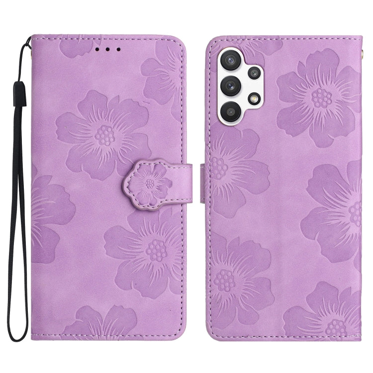 Custodia portafoglio in pelle con motivo floreale per Samsung Gal