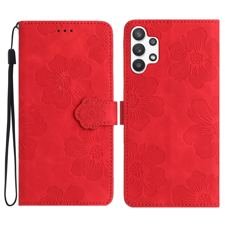 Custodia portafoglio in pelle con motivo floreale per Samsung Gal