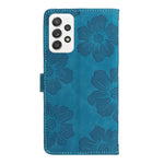 Custodia portafoglio in pelle con motivo floreale per Samsung Gal
