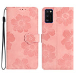 Custodia portafoglio in pelle con motivo floreale per Samsung Gal