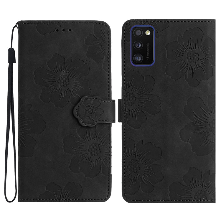 Custodia portafoglio in pelle con motivo floreale per Samsung Gal