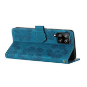 Custodia portafoglio in pelle con motivo floreale per Samsung Gal