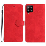 Custodia portafoglio in pelle con motivo floreale per Samsung Gal