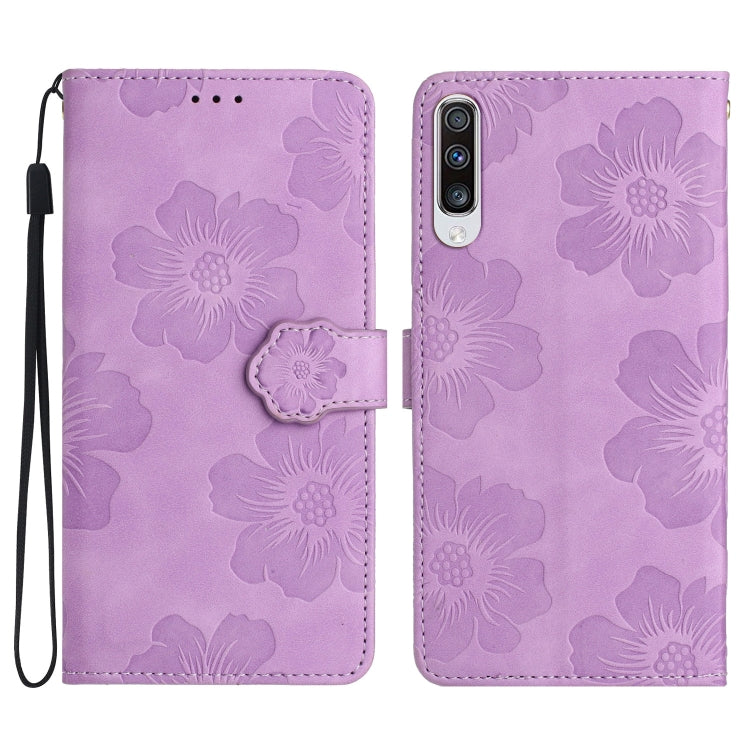 Custodia portafoglio in pelle con motivo floreale per Samsung Gal