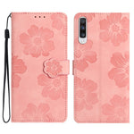 Custodia portafoglio in pelle con motivo floreale per Samsung Gal