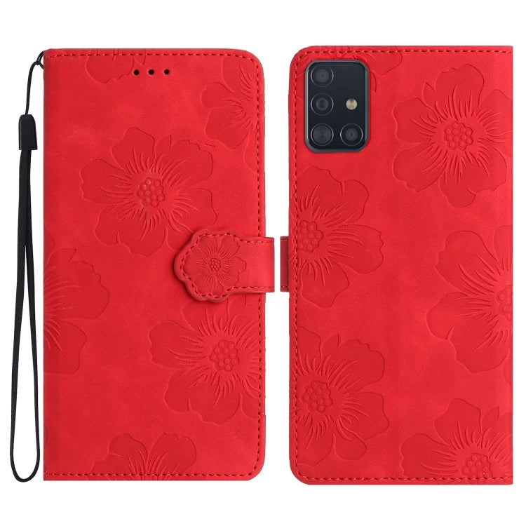 Custodia portafoglio in pelle con motivo floreale per Samsung Gal