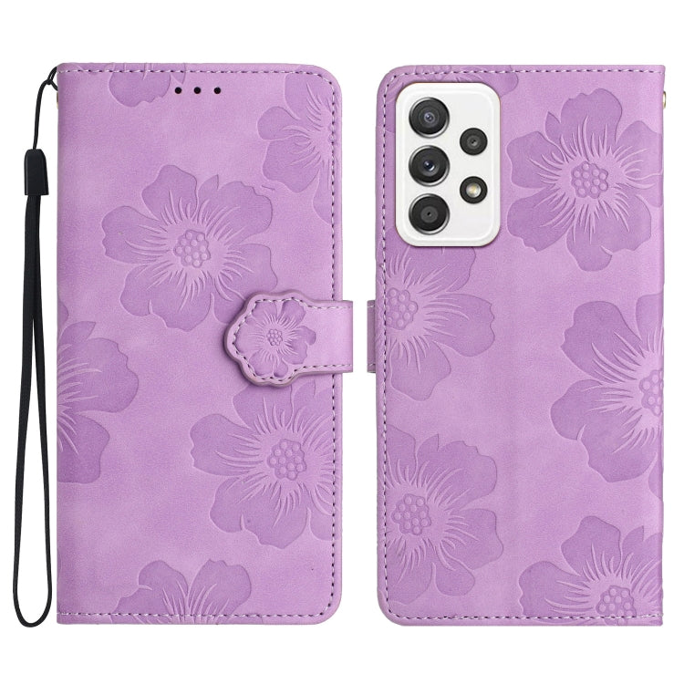 Custodia portafoglio in pelle con motivo floreale per Samsung Gal