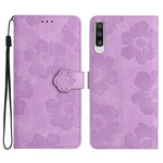 Custodia portafoglio in pelle con motivo floreale per Samsung Gal
