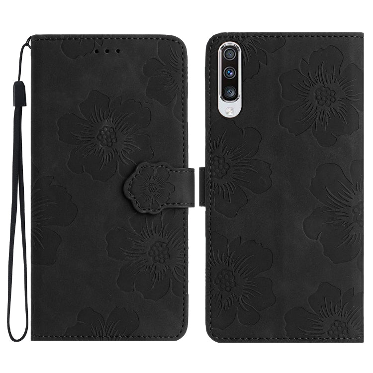 Custodia portafoglio in pelle con motivo floreale per Samsung Gal