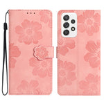 Custodia portafoglio in pelle con motivo floreale per Samsung Gal