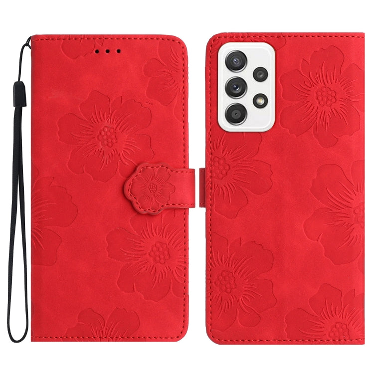 Custodia portafoglio in pelle con motivo floreale per Samsung Gal