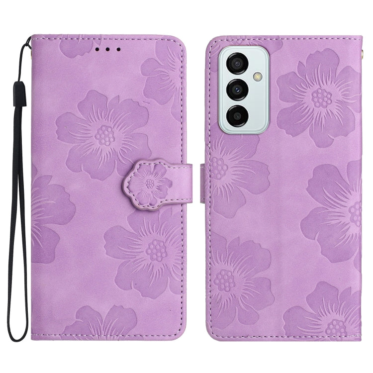 Custodia portafoglio in pelle con motivo floreale per Samsung Gal