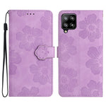 Custodia portafoglio in pelle con motivo floreale per Samsung Gal