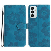 Custodia portafoglio in pelle con motivo floreale per Samsung Gal