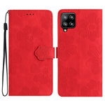 Custodia portafoglio in pelle con motivo floreale per Samsung Gal