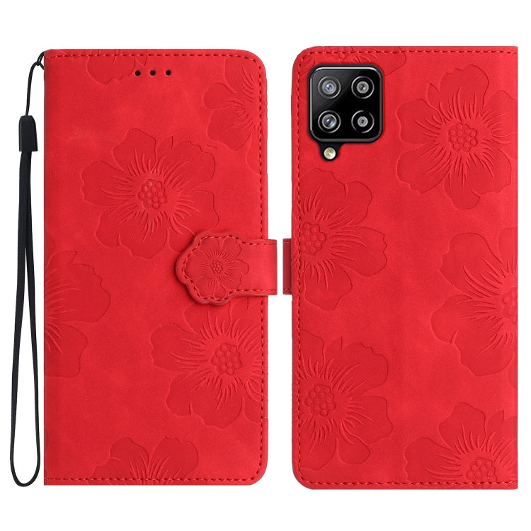 Custodia portafoglio in pelle con motivo floreale per Samsung Gal