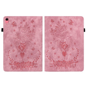 Custodia per iPad 10th Gen in pelle farfalla rosa
