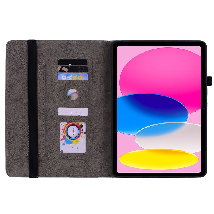 Custodia in pelle farfalla rosa per iPad 10th Gen 10.9 (2022)