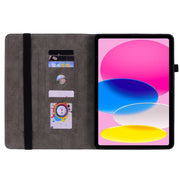 Custodia per iPad 10th Gen in pelle farfalla rosa
