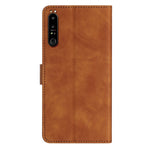 Custodia per telefono in pelle goffrata con sette farfalle, For Sony Xperia 1 IV, For Sony Xperia L4, For Sony Xperia 5, For Sony Xperia L3