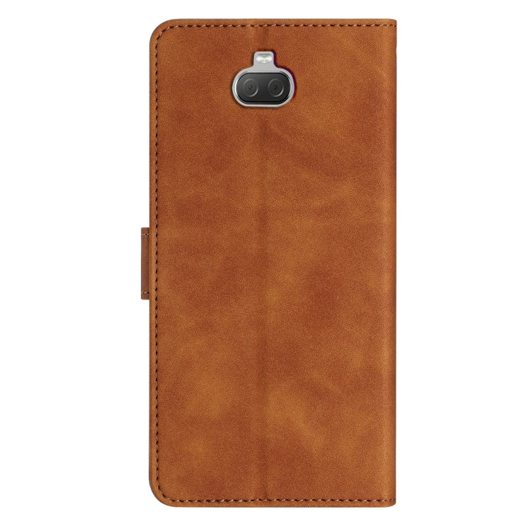 Custodia per telefono in pelle goffrata con sette farfalle, For Sony Xperia 10