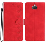 Custodia per telefono in pelle goffrata con sette farfalle, For Sony Xperia 10