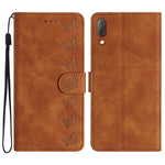 Custodia per telefono in pelle goffrata con sette farfalle, For Sony Xperia 1 IV, For Sony Xperia L4, For Sony Xperia 5, For Sony Xperia L3