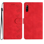 Custodia per telefono in pelle goffrata con sette farfalle, For Sony Xperia 1 IV, For Sony Xperia L4, For Sony Xperia 5, For Sony Xperia L3