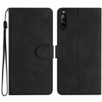 Custodia per telefono in pelle goffrata con sette farfalle, For Sony Xperia 1 IV, For Sony Xperia L4, For Sony Xperia 5, For Sony Xperia L3